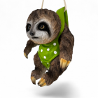 Faultier hängend grün